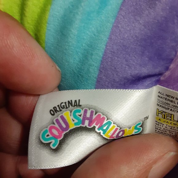 DESSA Rainbow Cake Squishmallow 8" Claire's Exclusive 2021 upc 734689439270 - Picture 4 of 5